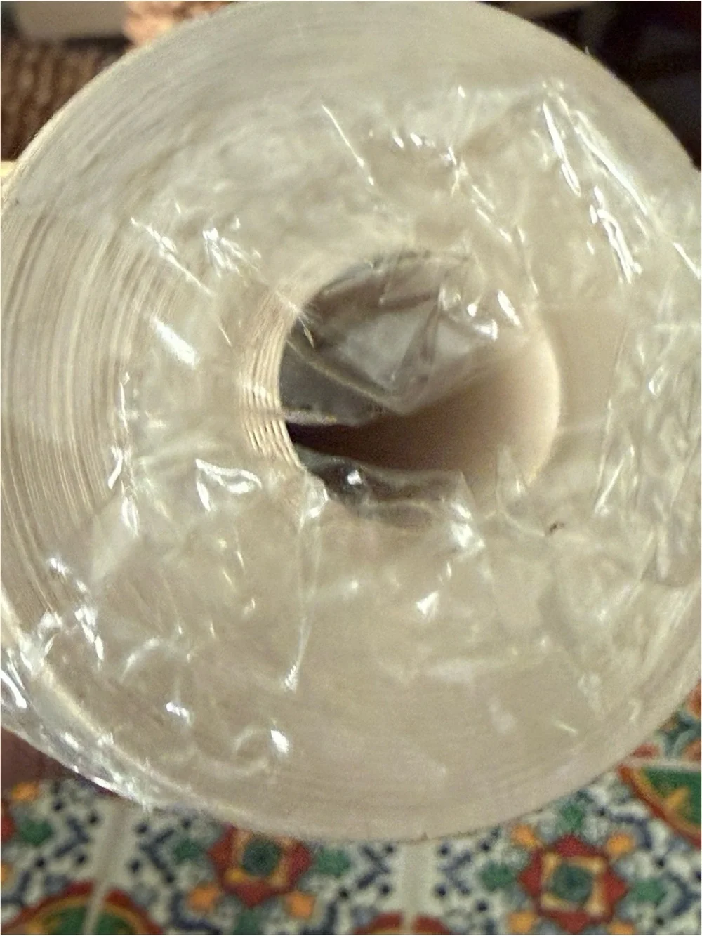 Vintage Wallpaper Roll Stripes of Beige Ivory Gray Black Norwall UnUsed *3 rolls
